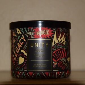 🖤🥥 Unity Coconut Sandalwood 3-Wick Candle Bath and Body Works